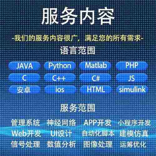 matlab代编程序Python神经网络深度机器学习通信仿真算法模型求解