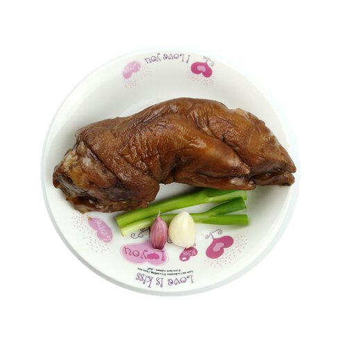 河南特产正宗王洛李三强红烧猪蹄 五香猪手麻辣卤味熟食6只礼盒装