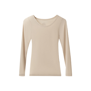 超薄肌底衣无痕保暖内衣女士秋衣秋裤套装恒温发热隐形冬季打底衫