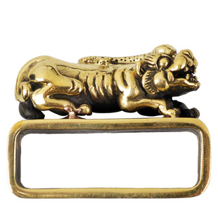 皮带圈金属腰带尾巴固定环不锈钢皮带尾部圈纯铜介子男士裤带配饰