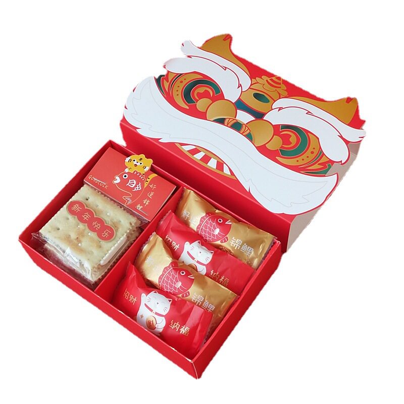 2026新年糖果盒子雪花酥饼干礼盒