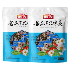 开古苦瓜下火茶山楂甘草薄荷凉茶