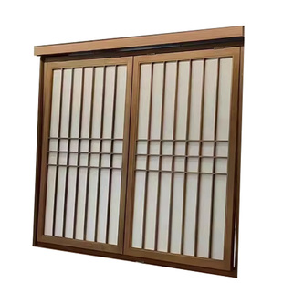 上掀窗宋代美学实木窗推拉窗新中式木格栅门窗茶室窗隔断窗上翻窗