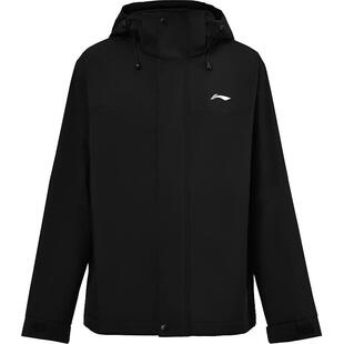 李宁2025新款风衣女三合一抓绒衣内胆冬加绒外套男户外防水冲锋衣