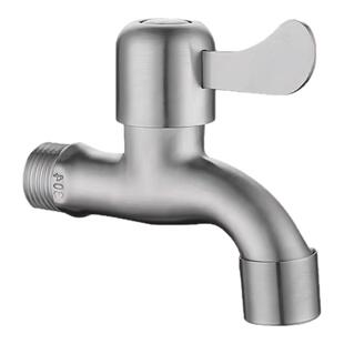 耐高温热水器专用不锈钢洗衣机水龙头嘴4分6分加长防爆防冻裂家用