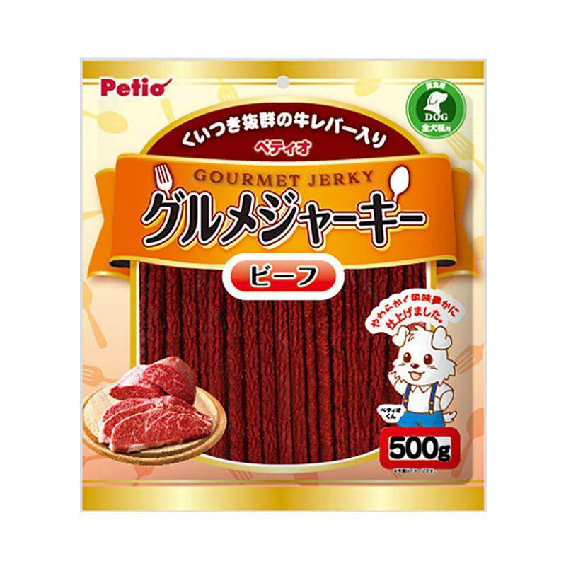Petio派地奥狗狗零食牛肉条狗狗磨牙棒成犬幼犬狗狗训练奖励500g