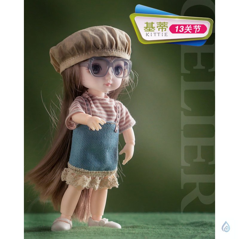 儿童仿真换装精致洋娃娃套装娃娃关节女孩送礼物婚纱仿真玩具公主