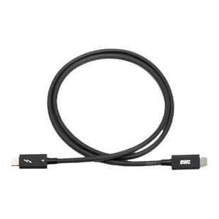 OWC Thunderbolt4双Type-C USB4.0数据线0.3/0.7/1/2米240W雷电4