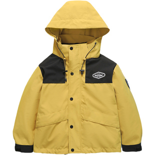 雅鹿儿童加厚羽绒服三合一冲锋衣男童女童冬季新款户外保暖中大童