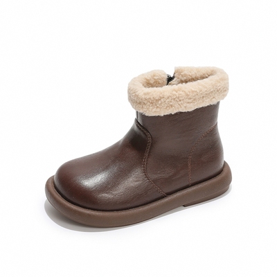 防水皮面！东北玩雪可穿雪地靴