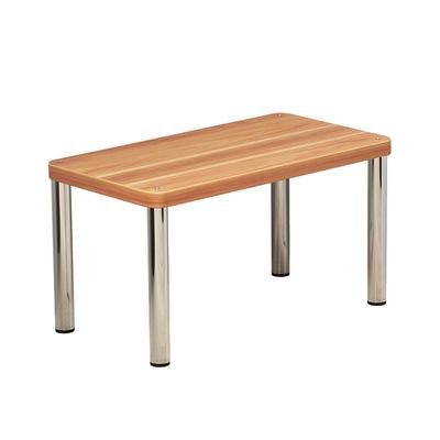 YURAN简约风钢木单层桌面置物架