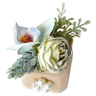 婚礼现场求婚仪式交换戒指盒结婚对戒盒创意森系首饰收纳白色盒子