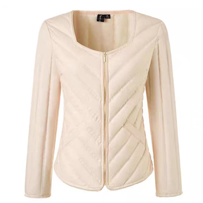 轻薄羽绒服内胆女隐形保暖大U领