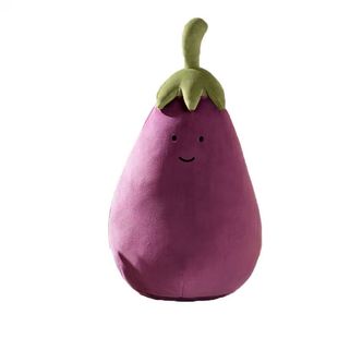 活泼茄子平替可爱蔬菜毛绒玩具儿童安抚益智玩具娃娃送礼