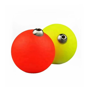 新型升级洛阳球自带配重远投路亚逗钓鲫鲤鱼路滑自立圆球浮钓EVA