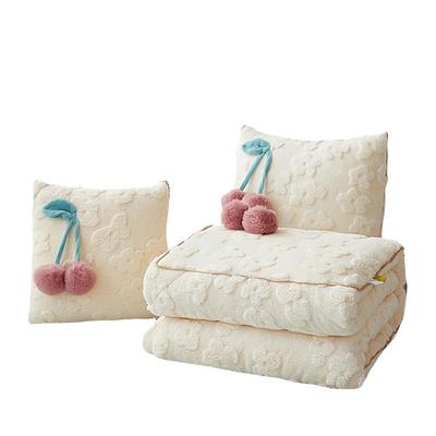 抱枕被子两用加绒加厚