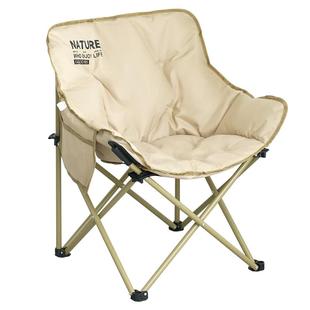 格术月亮椅户外折叠椅露营便携钓鱼野餐沙滩桌椅休闲凳加棉躺椅子