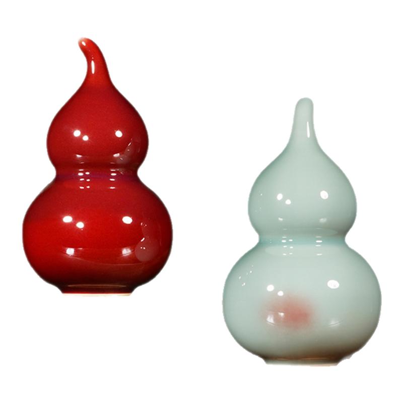 钧瓷葫芦摆件招财好运桌面装饰玄关陶瓷窑变创意乔迁开业伴手礼品