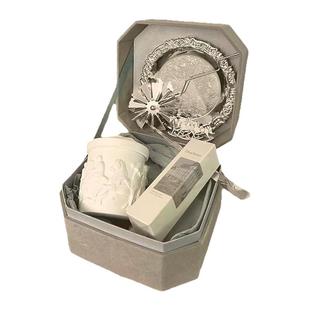 帕特农神庙香薰蜡烛马灯蜡烛钩护手霜创意礼盒套装结新年生日礼物