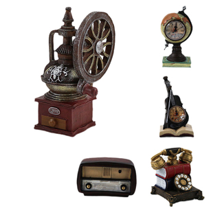 复古装饰摆件美式怀旧老式物件样板间酒吧咖啡馆橱窗陈列柜子饰品