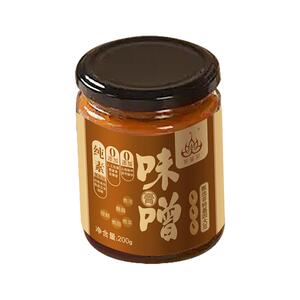 花莲花纯素味噌膏酱低脂日式料理增曾素食调料汤炖炒火锅腌制蘸酱
