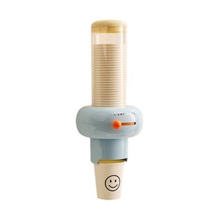 一次性杯子取杯器壁挂滑动式台面饮水机水杯收纳盒纸杯取杯置物架