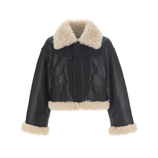 wana try黑骑士超轻90绒白鸭绒羽绒外套冬季新款蛋白皮毛领上衣女