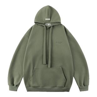 港仔文艺男重磅卫衣男款连帽冬季2026新款美式男生加绒男士外套潮