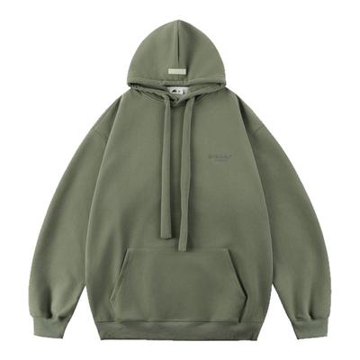 港仔文艺男重磅粗帽绳连帽卫衣