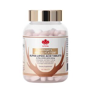 硫辛酸抗糖丸控糖葡萄籽抗氧化白芸豆阻断片桑叶提取物烟酸灵芝粉