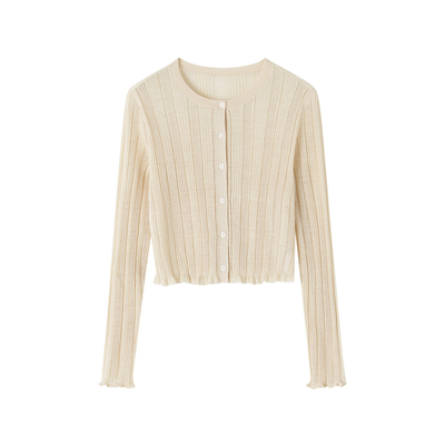 indicia标记商场同款25夏新款百搭设计感文艺简约开衫 F2B5KS089C