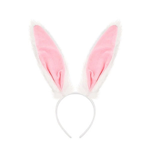 粉色兔子耳朵发箍女成人情趣性感头箍兔女郎圣诞cos拍照道具头饰