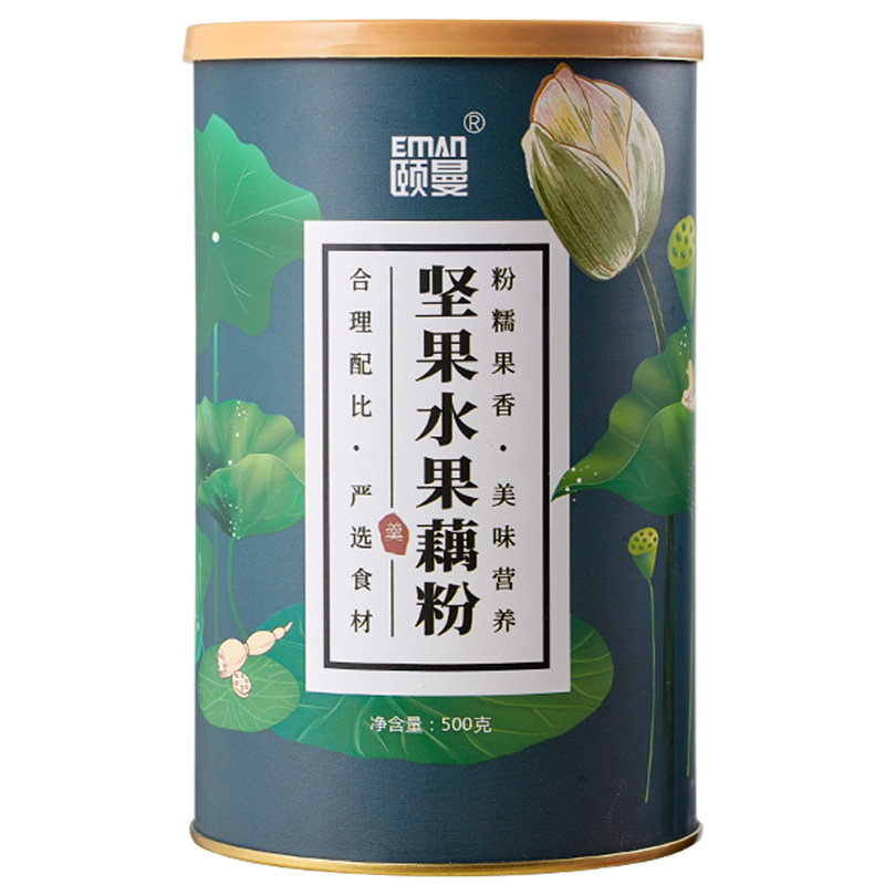 藕粉坚果水果纯藕粉营养早餐代餐