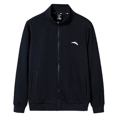 安踏外套男男款蓝色开衫卫衣