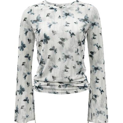 VeroModa蝴蝶印花上衣