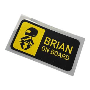 车里有谁车贴可定制名字与车型品牌车贴车里有猫遮挡划痕个性定制