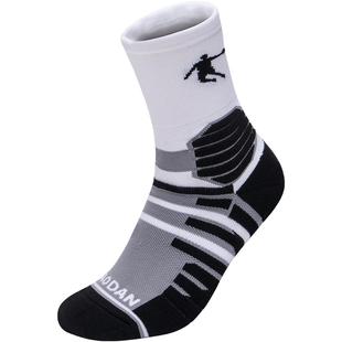 中国乔丹厚款篮球袜子男女2026春季高筒透气吸汗篮球袜袜运动袜