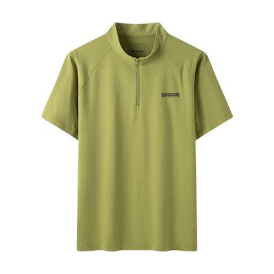 outdoor products 加州云雀26夏新款短T男速干立领半拉链德立胜