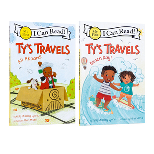英文原版进口Ty's Travels 系列3本 泰的旅行 My first I Can Read系列 儿童启蒙英语课外阅读书 分级阅读英语读物