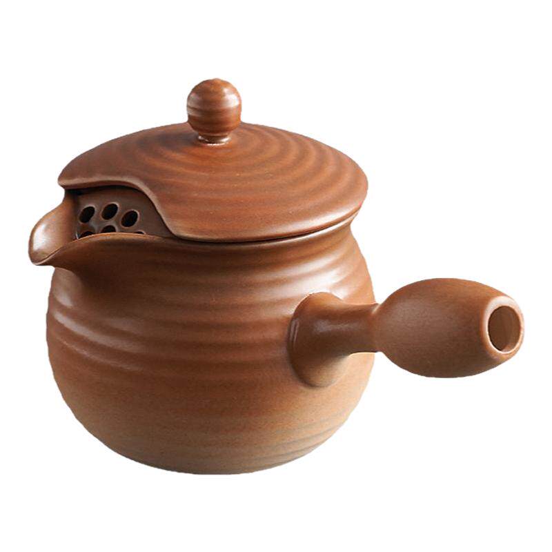 陶瓷茶壶煮茶壶围炉煮茶壶茶壶单壶陶瓷煮茶器耐高温泡茶壶烧水壶
