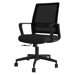 电脑椅滑轮椅子靠背现代会议室办公室员工职员可调节坐椅办公椅
