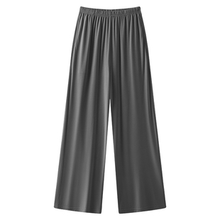 睡裤女长裤2026新款莫代尔冰丝宽松大码孕妇夏季休闲家居直筒裤子
