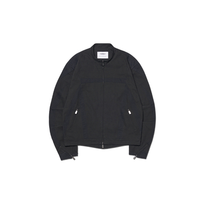 NOMANUAL美式机车服男春拼接夹克