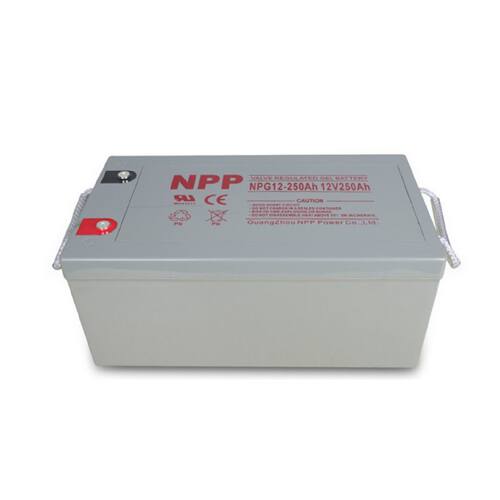 NPP耐普蓄电池NPG1225012v250ah太阳能胶体蓄电池包邮