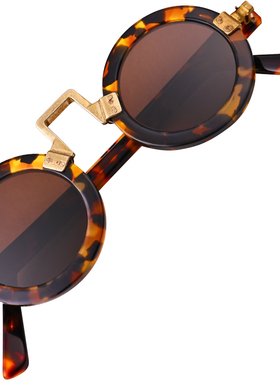 高端天然水晶眼镜全框复古