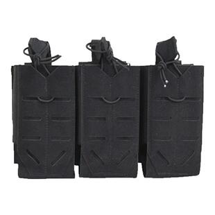 战术三联Molle附件包通用型5.56快拔包腰带快拔套 腰封背心配件包