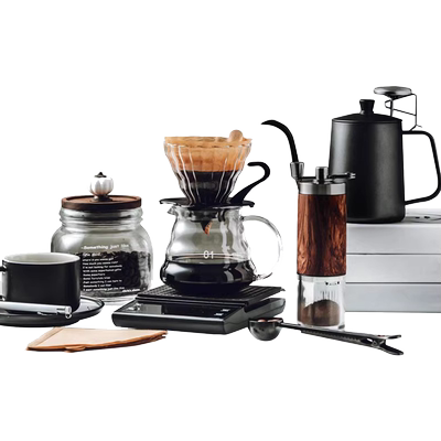 手冲咖啡壶套装家用磨豆手磨