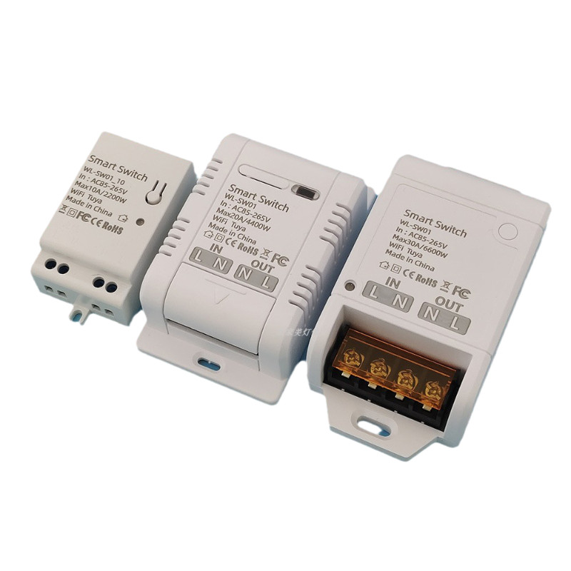 涂鸦ZigBee智能开关通断器WIFI+RF433大功率遥控家用语音灯具开关