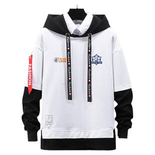 eStarPro战队花海王者诺言清融kpl队服estar拼接连帽卫衣男女外套