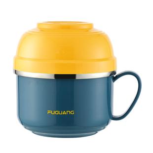 富光304不锈钢饭盒学生专用泡面碗上班族便当盒打饭碗食堂打饭缸